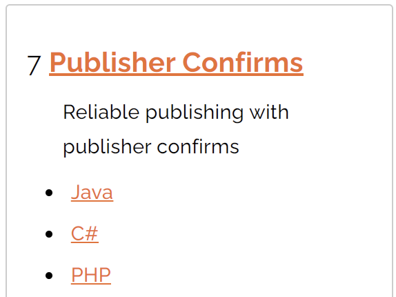 RabbitMQ 的七种消息传递形式
