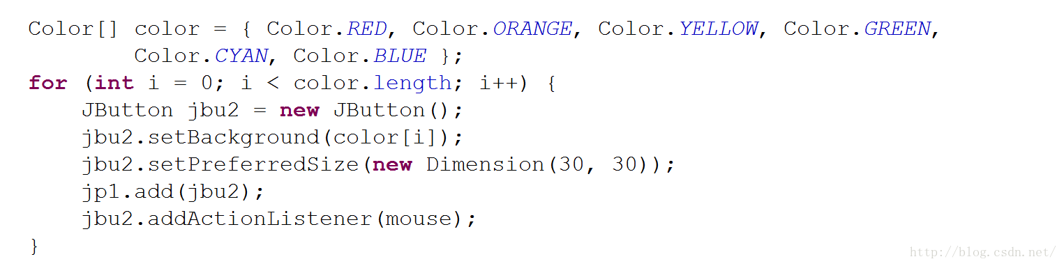 Java基础之简单画图板的实现