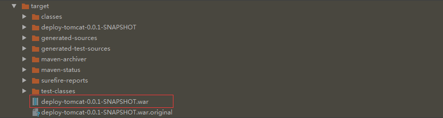 在Tomcat中部署Spring Boot程序