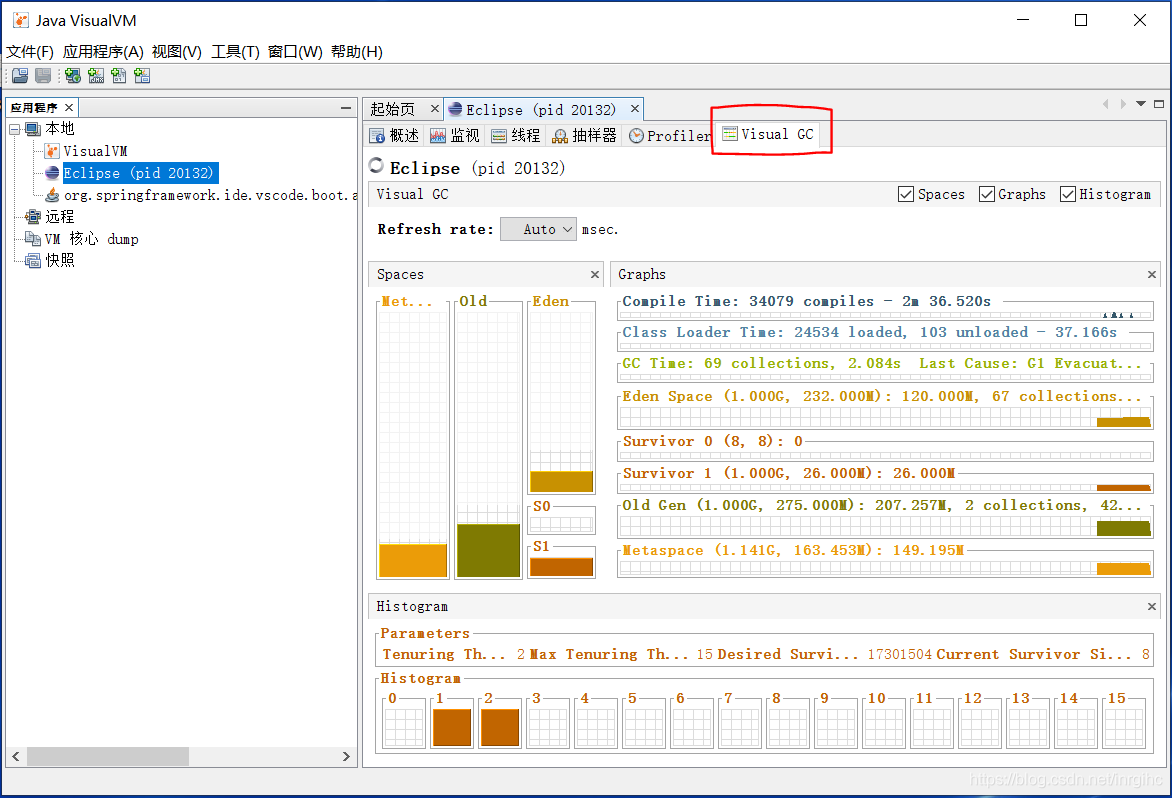 VisualVM工具与Java程序的远程监控