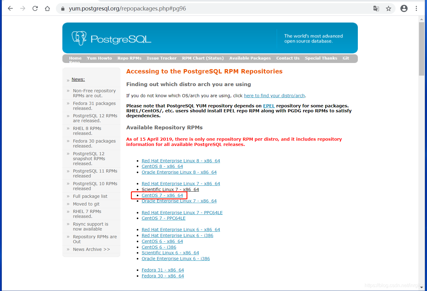 CentOS 7 安装PostgreSQL 9.6数据库的详细步骤