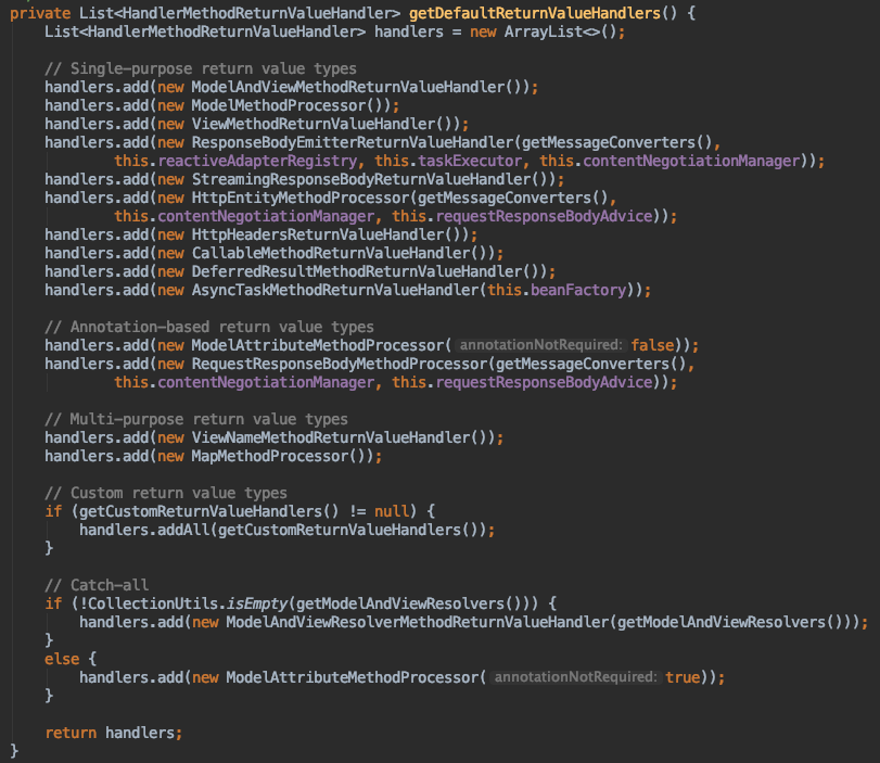 Spring MVC源码解析:各种类型Handler的执行