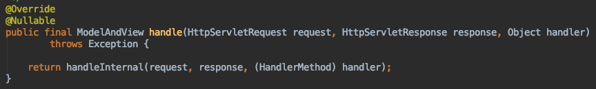 Spring MVC源码解析:各种类型Handler的执行