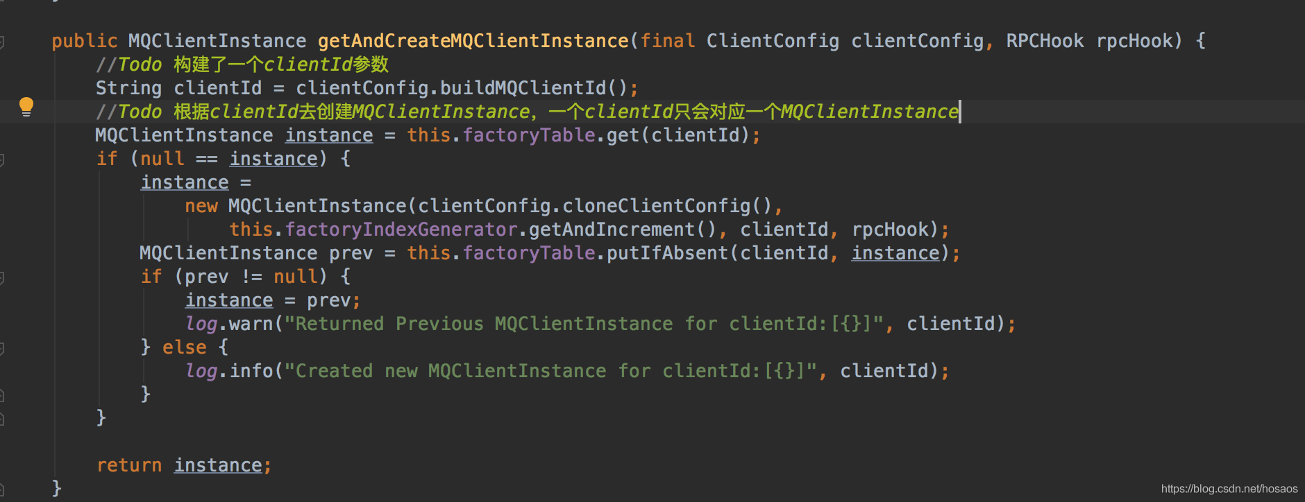 RocketMQ-消息发送源码分析(一)生产者启动流程