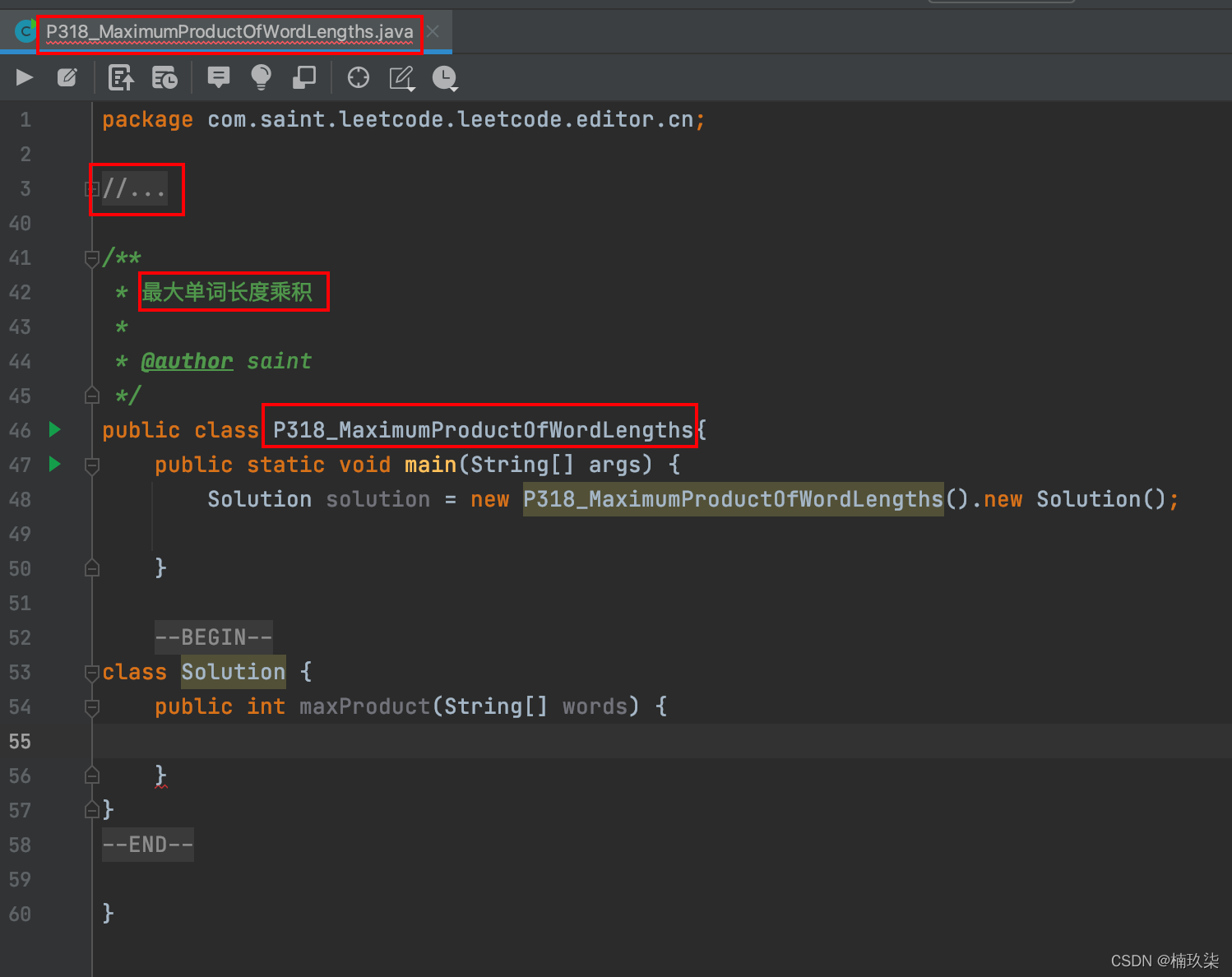 MAC上IDEA的LeetCode力扣插件答题模板+代码持久化配置