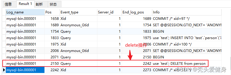 delete from xx_table(删除全表数据)对应的binlog是怎么记录的?