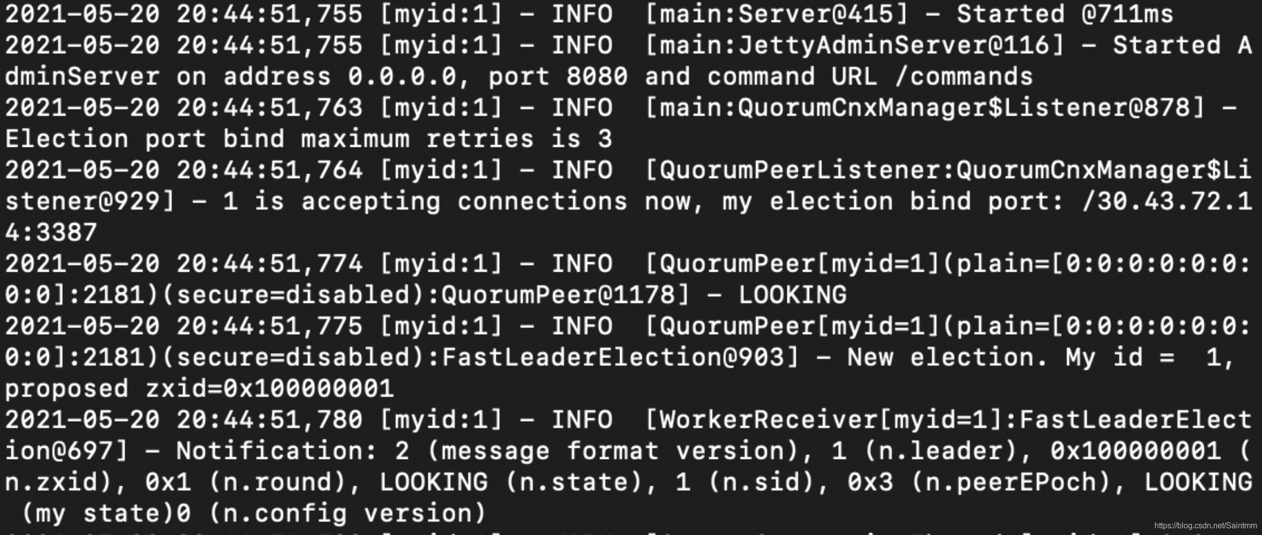 Zookeeper系列--详述Zookeeper集群选举机制