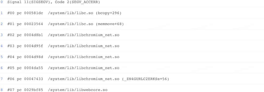AwCookieManager.nativeGetCookie crash 排查