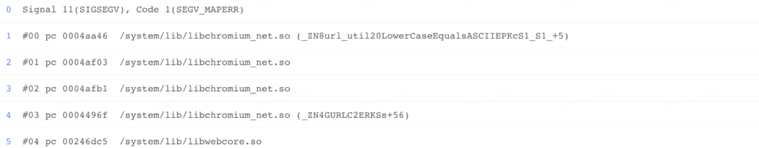 AwCookieManager.nativeGetCookie crash 排查