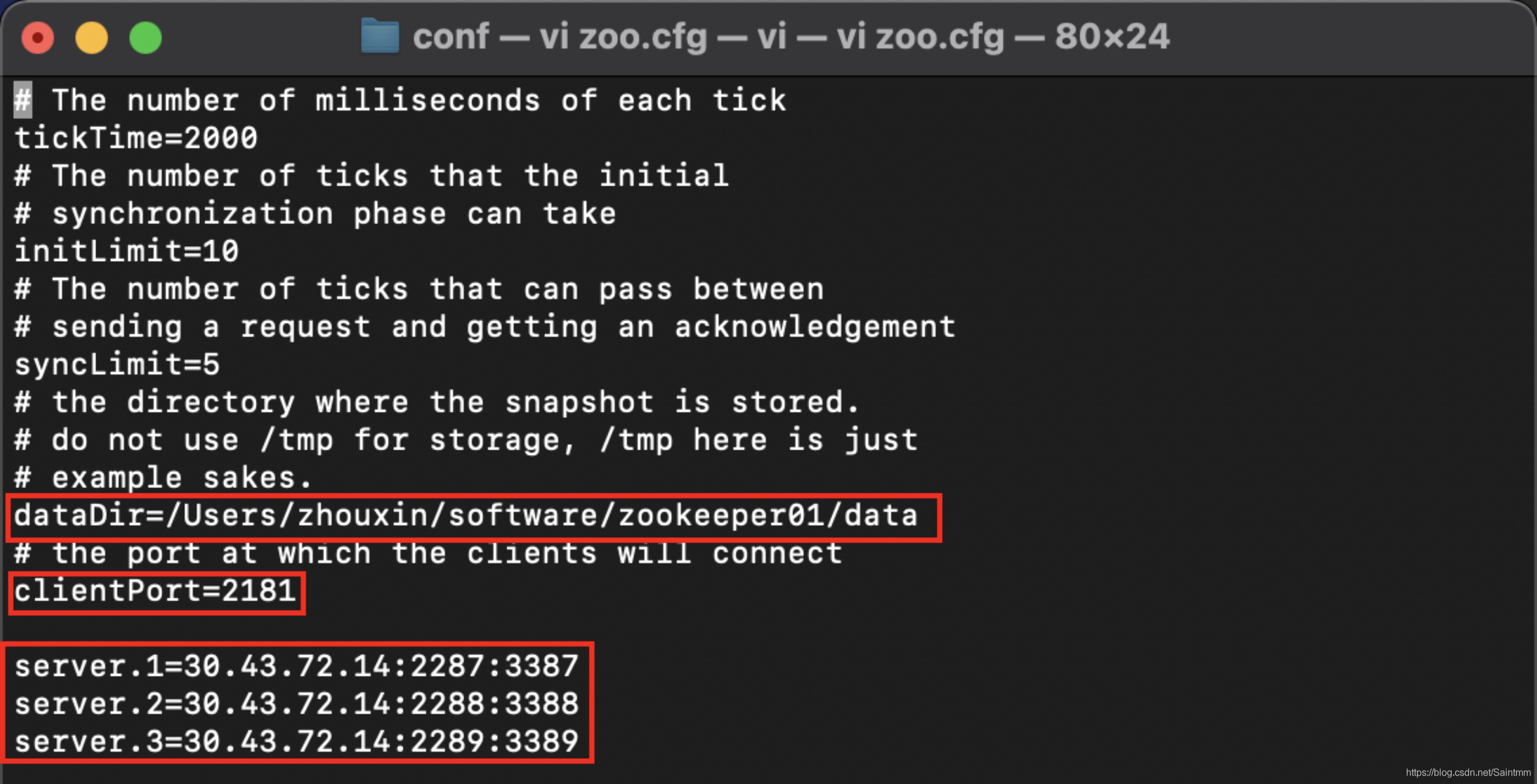 zookeeper集群搭建