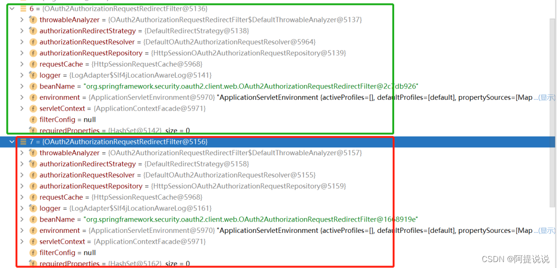 为什么加载了两个OAuth2AuthorizationRequestRedirectFilter分析