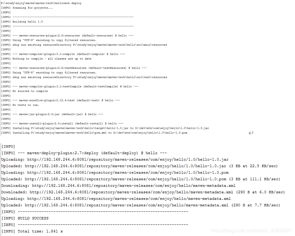 【Maven】高级应用:私服(nexus)搭建及使用、自定义项目骨架(archtype)