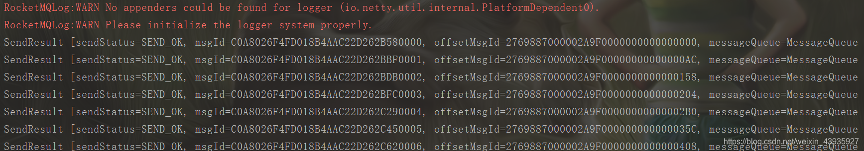 【RocketMQ】基本使用：Java操作RocketMQ（rocketmq-client）