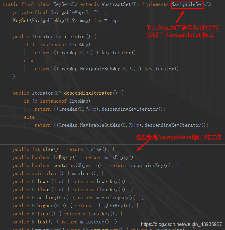 【Java容器源码】TreeSet 源码分析